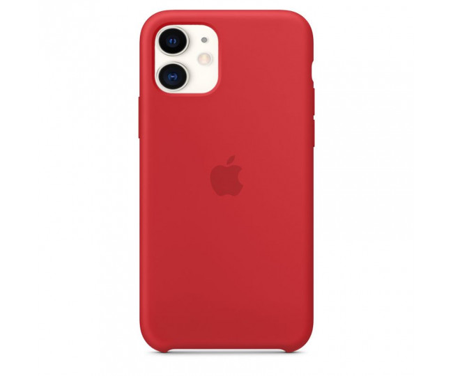 Чохол Silicone Slim Weaving для iPhone 11 Red